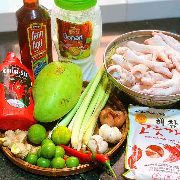 Cách làm món Chân gà sốt Thái tại nhà
